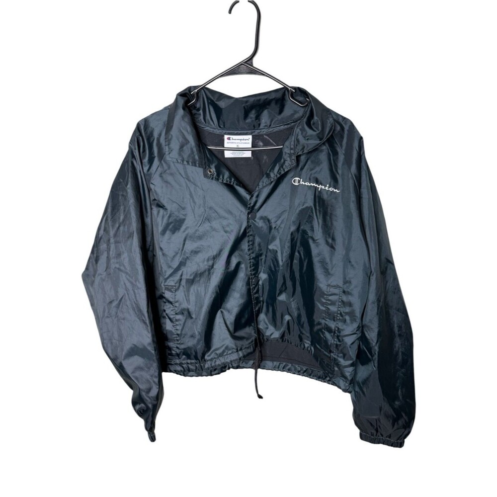 Champion Black Coach Jacket XL Authentic Athleticwear